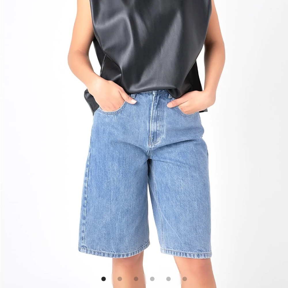 GREY LAB - Light Blue Denim Shorts / Size S